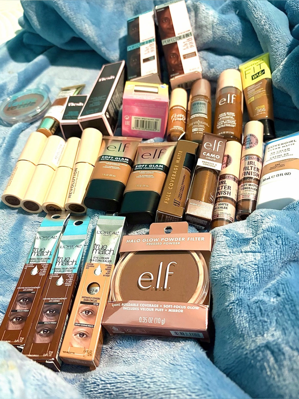 26 Pc New Makeup Bundle e.l.f. Maybelline L'Oréal Revolution CoverGirl